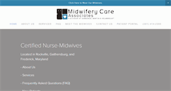 Desktop Screenshot of midwiferycareassociates.com