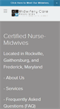 Mobile Screenshot of midwiferycareassociates.com